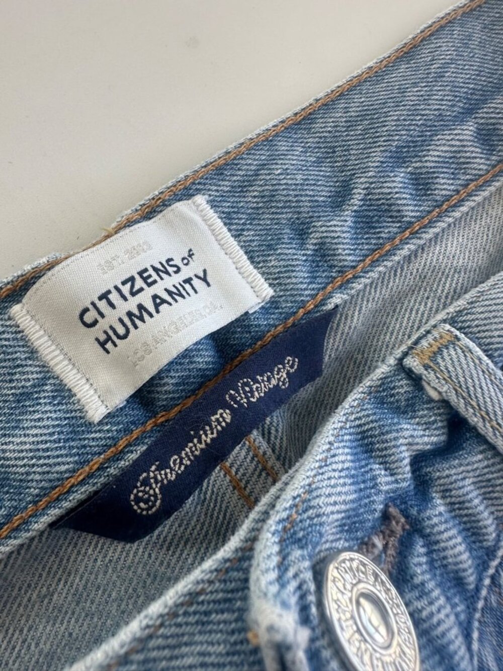 Citizens of Humanity Size 27 Miro High-Rise Tapered Crop Jeans Barrel - Picture 11 of 13